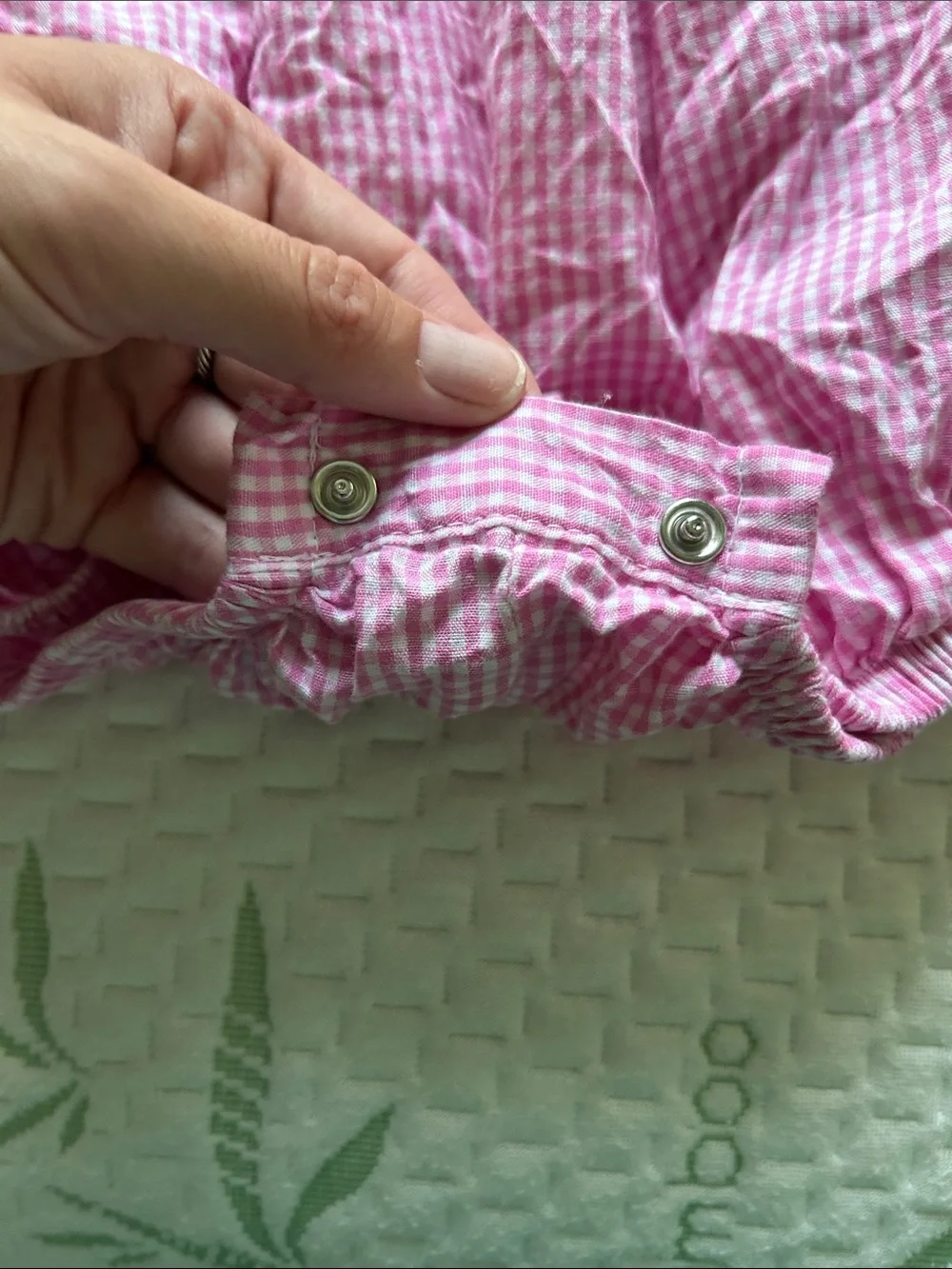 Pink Bubble Romper with Hearts